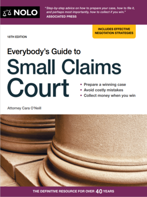 cover image of Everybody's guide to small claims court